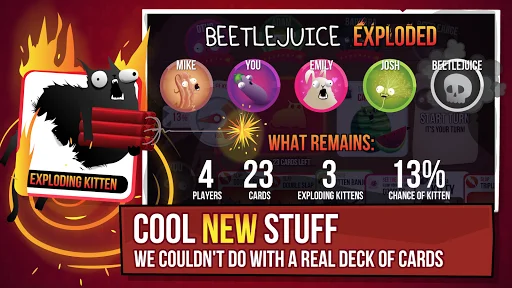 ดาวน์โหลด Exploding Kittens ล่าสุด – เกมการ์ดสุดฮาบนมือถือ เล่นได้ทุกที่ - Screenshot 5