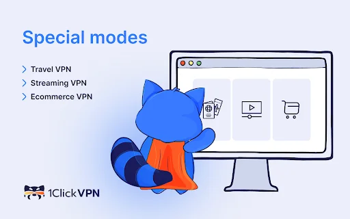 ดาวน์โหลด 1ClickVPN สำหรับ Chrome – VPN ฟรี ใช้งานง่าย ปลอดภัยที่สุด - Screenshot 5