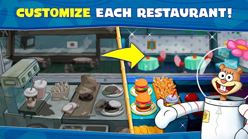 ดาวน์โหลด SpongeBob: Krusty Cook-Off ล่าสุด – เกมทำอาหารสุดสนุก ฟรี - Screenshot 5