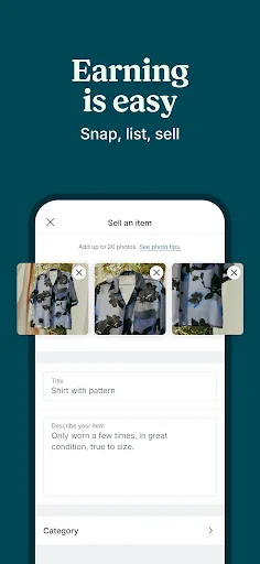 ดาวน์โหลด Vinted ล่าสุด – แอปซื้อขายสินค้ามือสองยอดนิยม ฟรี - Screenshot 2