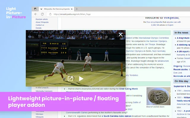 ดาวน์โหลด Light Picture-in-Picture ล่าสุด – ดูวิดีโอแบบลอยฟรี - Screenshot 1
