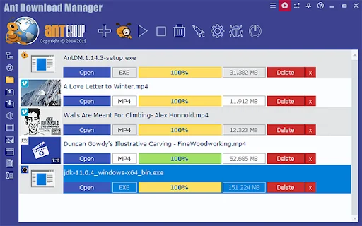 Download with Ant Download Manager ล่าสุด – เร่งความเร็วดาวน์โหลดฟรี - Screenshot 1