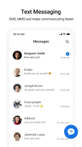 ดาวน์โหลด Messages ล่าสุด – แอปส่งข้อความฟรีพร้อมฟีเจอร์ครบครัน - Screenshot 1