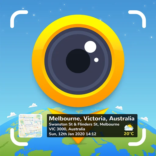 ดาวน์โหลด GPS Map Camera ล่าสุด – เพิ่มพิกัดและเวลาบนรูปภาพฟรี
