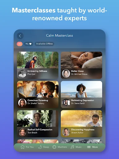 ดาวน์โหลด Calm แอปช่วยนอนหลับและทำสมาธิยอดนิยม – ผ่อนคลายความเครียดได้ทุกวัน - Screenshot 21
