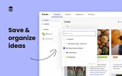 ดาวน์โหลด Buffer Chrome Extension ล่าสุด – จัดการโซเชียลมีเดียฟรี - Screenshot 3