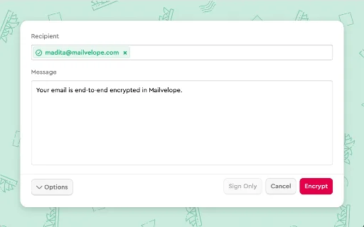 ดาวน์โหลด Mailvelope ล่าสุด – เข้ารหัสอีเมล PGP ฟรีและปลอดภัย - Screenshot 2