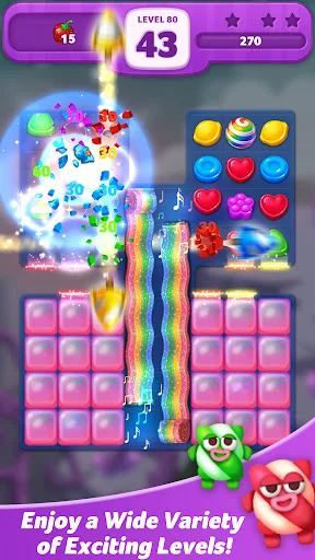 ดาวน์โหลด Lollipop: Sweet Taste Match 3 ล่าสุด – เกมเรียงลูกกวาดฟรี - Screenshot 14