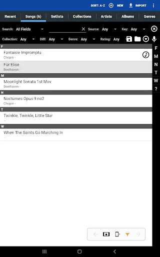 ดาวน์โหลด MobileSheets ล่าสุด – แอปจัดการโน้ตเพลงระดับมืออาชีพ - Screenshot 9