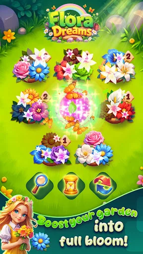 ดาวน์โหลด Flora Dreams เวอร์ชันล่าสุด – เกมเรียงดอกไม้แสนสนุก ฟรี - Screenshot 3