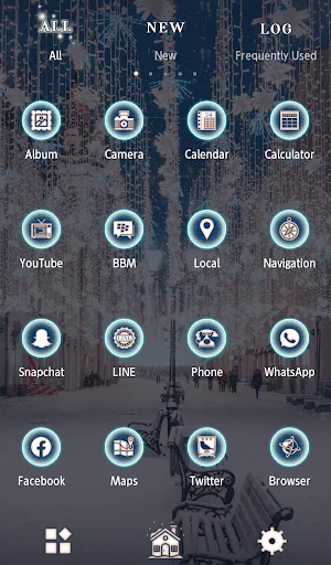 ดาวน์โหลด Xmas Lights Theme ล่าสุด – ตกแต่งหน้าจอธีมไฟคริสต์มาสฟรี - Screenshot 3